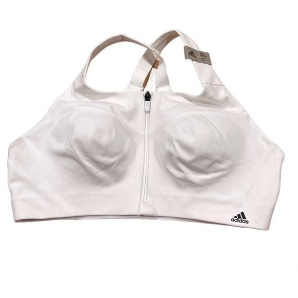 ADIDAS ULT Incl Bra Sports Bras White  Size 40C NWT - Picture 2 of 13